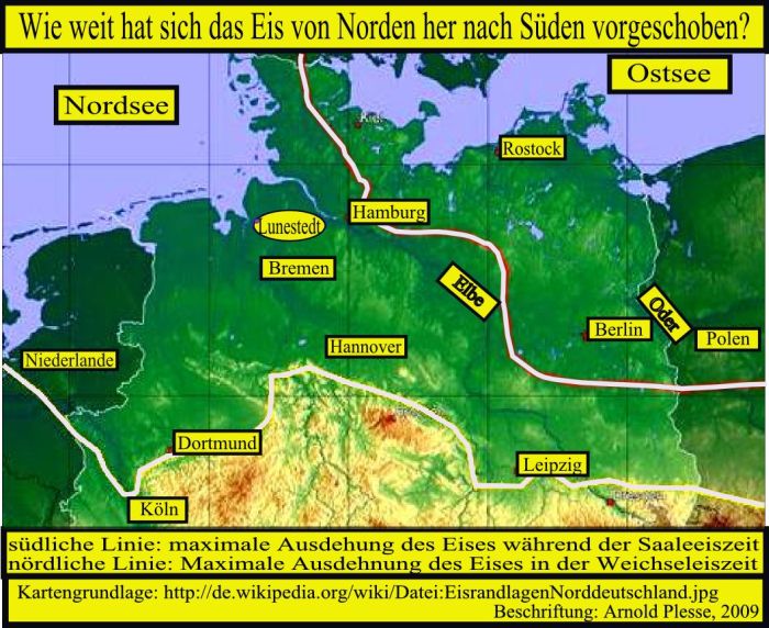 Vereisung Norddeutschlands