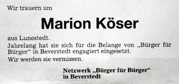 anzeige bürger für bürger